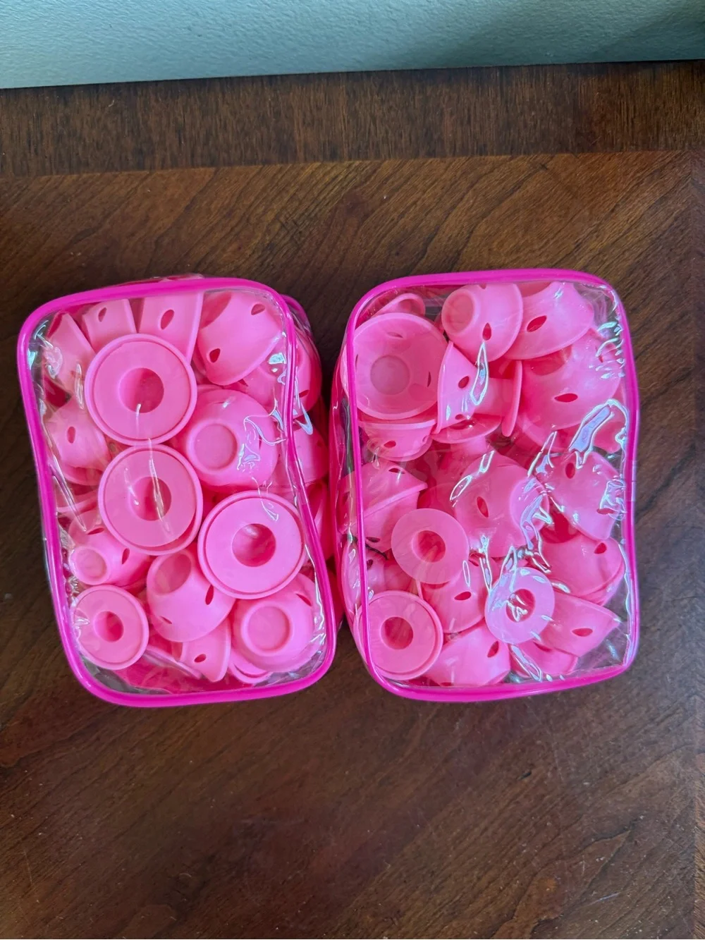 Pair of new hair rollers